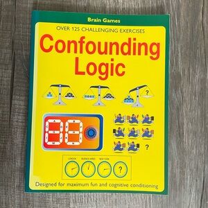 Brain Games Confounding Logic Book Fun & Cognitive Conditioning
